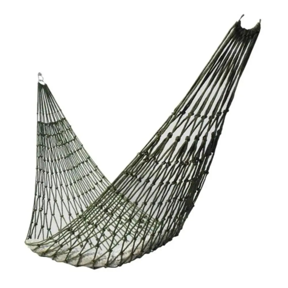 Swing Hanging Bed With Rope Nylon Mesh Hammock Portable Fabric Camping Hammock Folding Ultralight Outdoor Sleeping Bed Travel