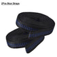 2pcs Hammock Straps Special Reinforced Polyester Straps 5 Ring High Load-Bearing Barbed Hammock Straps For Outdoor Camping