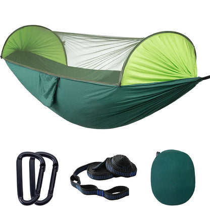 Outdoor Camping Hammock 2 Person Nylon Anti-mosquito Insect Sun Shade Tent Portable Sleeping Mosquito Net Hammock Camping Set