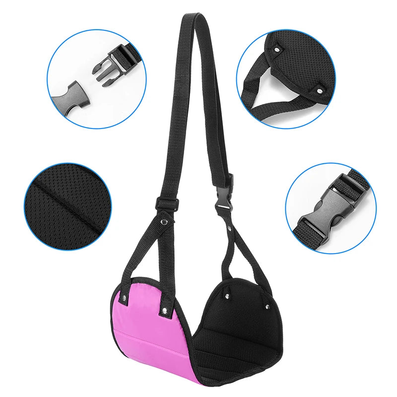 Adjustable Travel Hammock with Suspended Footrest - Universal Car, Motorcycle, and Outdoor Comfort Accessory