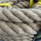 40mm x 1/2/3/4M Natural Jute Rope Hemp Rope Strong Jute Twine for Crafts Gardening Hammock Decorating