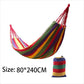 Thickened Canvas Hammock Outdoor Camping Backpackaging Leisure Swing Portable Hanging Bed Sleeping Anti Rollover Swing Hammock