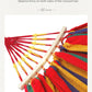 Single Double hammock 200X150cm outdoor anti-rollover canvas hammock swing mesh wooden stick double thickening