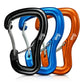 Outdoor Hammock Double Locking Buckle, Multifunctional Aluminum Alloy Hanging Buckle, Camping Hammock Quick Hanging Buckle