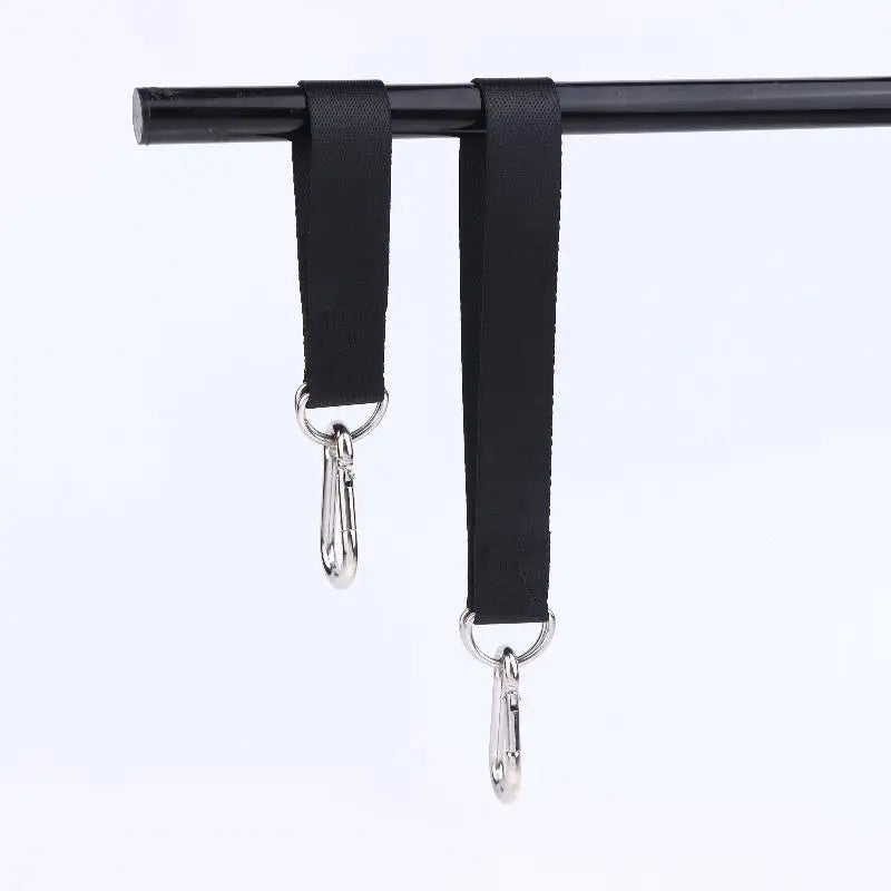 Premium 2-Set Hammock Swing Hanging Belt with Durable Steel Alloy Hooks for Outdoor Activities