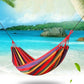 Garden Hammock Swing Canvas Stripe Hammock Outdoors Camping Camping Hammock Sleeping Hammock Single Hanging Bed Outdoor Hammock