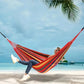 Outdoor camping hammock with thick canvas for double occupancy to prevent side rollovers. Indoor dormitory. Bedroom. Swing.