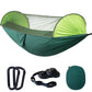 Outdoor Essential Camping Hammock Anti-mosquito and Insect Portable Foldable Quick-open Anti-rollover Nylon Sunshade Hammock