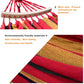 Outdoor Hammock Portable Garden Hammock Sports Home Travel Camping Swing Canvas Stripe Hang Bed Hammock Double Single People
