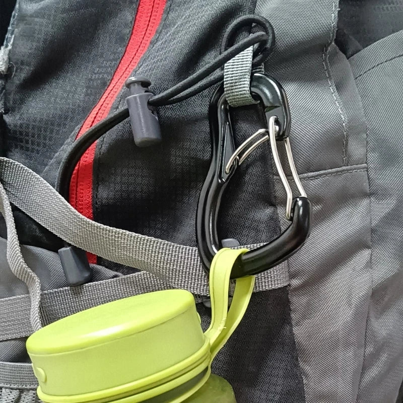 Versatile Aluminum Carabiner Clip Securely Attach Hammocks and Gear with this Strong Hook Essential Tool for Outdoor 24BD