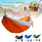 Outdoor Lightweight Nylon Camping Hammock with Hanging Straps Perfect for Backpacking Travel Beach Yard and Garden