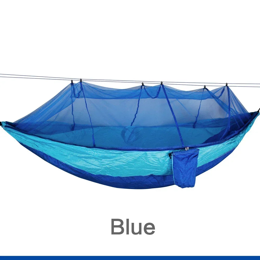 Ultralight Parachute Hammock Hunting Mosquito Net Double Person Camping Leisure Hamak Drop-shipping Outdoor Furniture Hammock