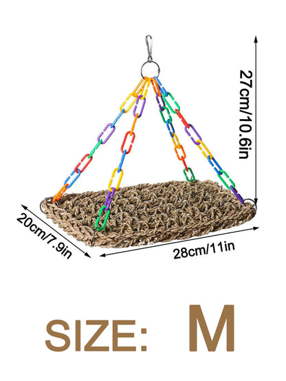 Reptile Hammock, Lizard Swing Hanging Bed, Leopard Gecko Tank Accessories, Reptile Climbing, Hammock Pet Platform Carrier