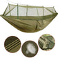 Hammock Double Camping Garden with Mosquito Net - Outdoor Furniture Bed High Strength Parachute Fabric Portable Hanging Sleep