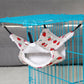 햄스터 Pet Hammock Cotton Hamster Mouse Hanging Bed Small Pet Hamster Rabbit Double Layer Warm Sleep Nests Hanging Hammock Supplies