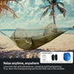 Quick Setup Hammock with Mosquito Net, Forest Hammock|Mosquito Net Hammock|Durable Textile Hammock for Outdoor Camping