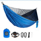 Portable Quick Setup 290*140cm Travel Outdoor Camping Hammock Hanging Sleeping Swing Bed with Mosquito Net