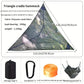1 PCS Outdoor triangular hammock suitable for multiple people,large camping hammock swing outdoor triangular hammock