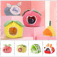 Cute Hanging Hamster Hammock Cartoon Fruit Shape Plush Hamster Sleeping Bag Soft Plush Hamster Cotton House Autumn