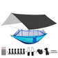 Camping Hammocks and Accessories Including Hammock with Mesh Rain Fly Tarp Tree Straps for Outdoor Use Hiking Backpacking Travel
