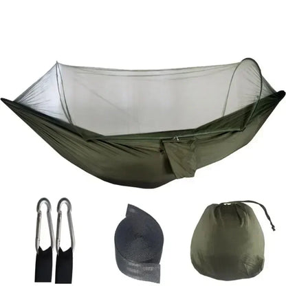 Professional Camping Hammock Outdoor Hiking Camping Hommock Mosquito Proof Comfortable Lightweight Travel Hike Sleeping Swing