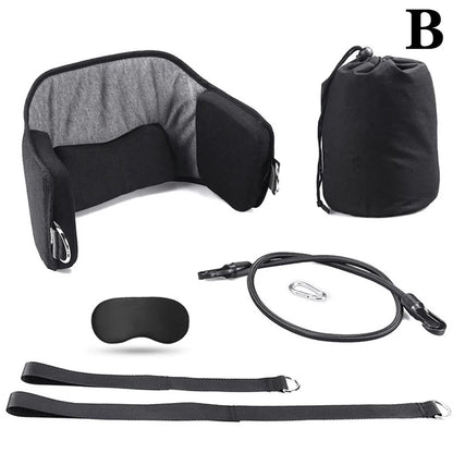 Hammock With Stand For Neck Traction Massager Cervicales Stretcher To Reduce Neck Pain Relief Relaxation With Free Eye Mask