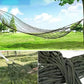Nylon Rope Meshy Hammock For Outdoor Sleeping Net Bed Portable Outdoor Green Yard Sport Camping Hammock Hanging Bed