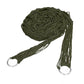 Nylon Rope Meshy Hammock for Outdoor Sleeping Net Bed with Rope Portable Camping Garden Beach Yard Travel Swing Hanging Bed