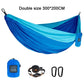 Portable Nylon Parachute Fabric Single and Double Size Outdoor Camping Hiking Garden Hammock