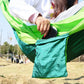 Camping Hammock Single Portable Hammock with 2 Tree Straps and Storage Bag Ideal for Outdoor/Indoor Use Beach Camping Travel