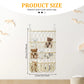 Stuffed Animal Toy Net Hammock Handmade Woven Cotton Rope Decoration Wall Hanging Organizer  Toy Doll Hammock ﻿