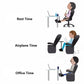 Office Pain Relief Foot Hammock Travel Foam Flight Airplane Carry-on Adjustable Pillows Portable Footrest Leg Hammock Folding