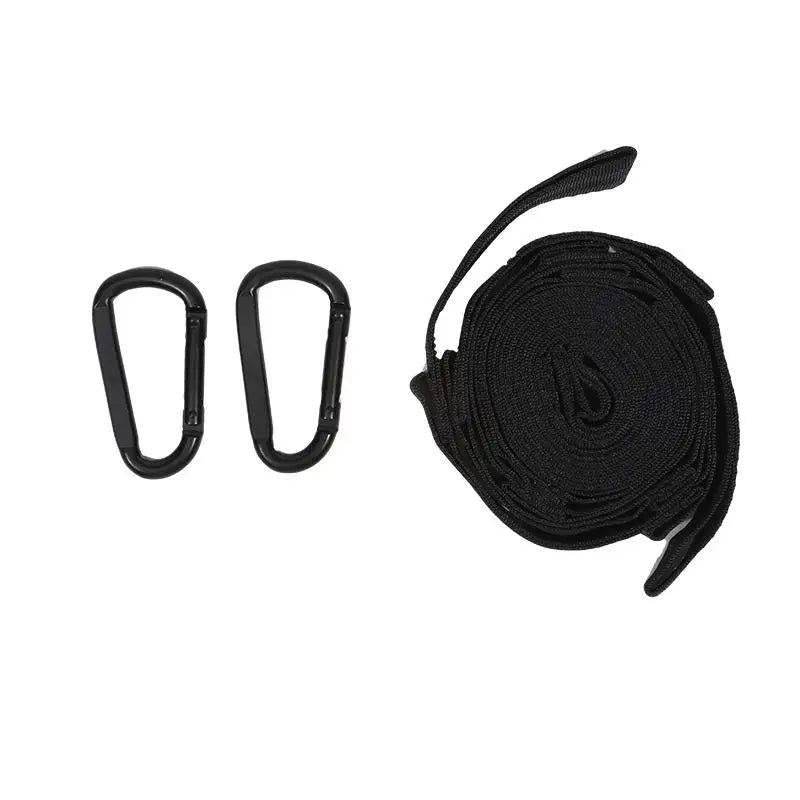 2pcs Hammock Straps, Special Reinforced Polyester Straps, 5 Ring High Load-Bearing Barbed Hammock Straps Outdoor Camping Picnic