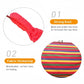 Outdoor canvas hammock / Outdoor/Indoor Rope Double-Hang Bed - Suitable for camping, leisure, beach, and beach relaxation use