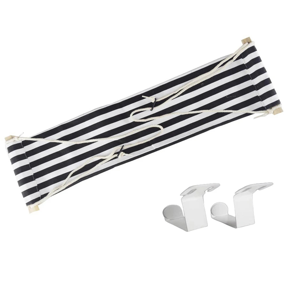 Portable Foot Hammock Strap 2 Hook Polyester Desk Rest Foot Hanger Hanging Foot Put Feet Swing Footrest for Office Home Hammock