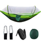 Double Person Camping Hammock with Mosquito Net Portable Outdoor Hanging Sleeping Hammock Hanging Bed Swing Outdoor Furniture