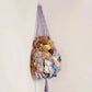 Animal Storage Macrame Hammock, Large - Boho Room Decor Toy Storage - Corner Hanging Plushie Stuffed Animal Net Organizer
