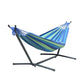 Indoor Lunch Break Outdoor Horn Hammock Stand Reinforced and Stabilized Mesh Bed Outdoor Canvas Swing Camping