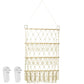 Stuffed Animal Toy Net Hammock Handmade Woven Cotton Rope Decoration Wall Hanging Organizer  Toy Doll Hammock ﻿