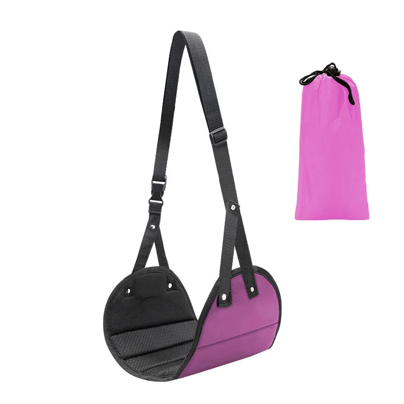 Adjustable foot hammocks for travel, car, airplane rest, office hanging, simple leg support foot pads, foot hammocks