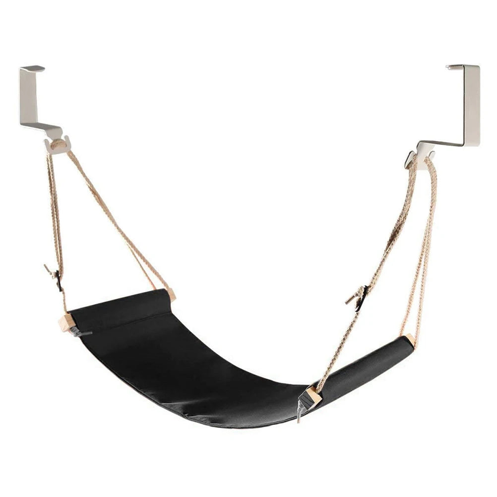 Adjustable Foot Hammock For Office Desk Rest, Comfortable Under Desk Footrest, Durable Polyester Footrest