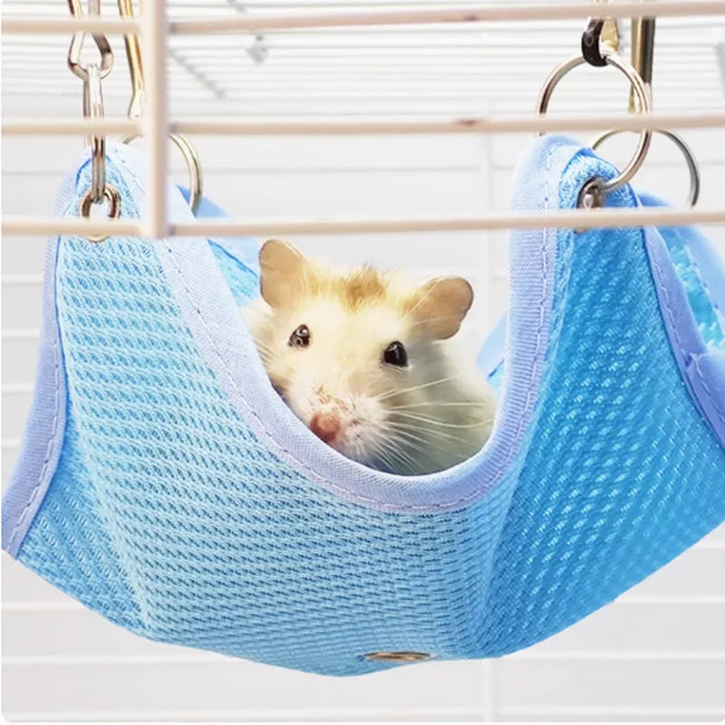 hamster hammock breathable mesh hammock chinchilla squirrel hanging swing pet mesh hammock chipmunk golden bear hammock