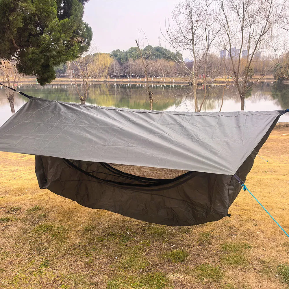 Customized High Quality Nylon Mesh Hammock Outdoor Camping Hammock with Mosquito Net