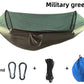 New Arrival Outdoor Double Hammock with Anti-flip Design, Automatic Speed Open Swing, Mosquito Net, Sunshade Canopy