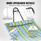 Double Quilted Fabric Hammock Two Person Hammock with Stand 480lb Capacity