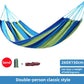 Outdoor camping hammock with thick canvas for double occupancy to prevent side rollovers. Indoor dormitory. Bedroom. Swing.