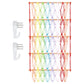 Stuffed Toy Storage Hammock 4-Layer Large Capacity Stuffed Storage Mesh Holder Hand-Woven Cotton Rope Hanging Organizer Washable