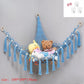 Plush Toy Hammock Large Capacity Stuffed Animals Organizer Net Macrame Tassels Boho Home Wall Decoration Hanging Basket