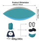 Extra-Large Double Camping Hammock, 3m x 2m (300*200cm), Includes Two 2m Tree Straps, Two D-Shaped Stainless Steel Hooks