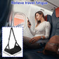 Airplane Foot Hammock Portable Airplane Footrest with Adjustable Strap Removable Pad Travel Leg Comfortable Support Plates
